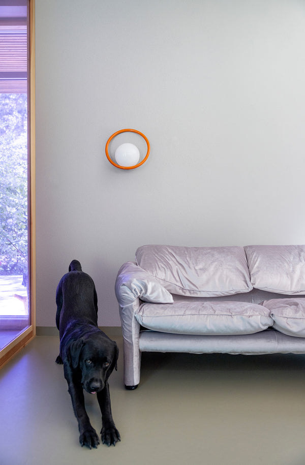 HULA HOOP  Wall lamp Ninja Black