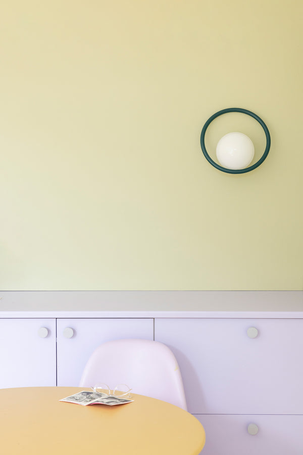 HULA HOOP  Wall lamp Ninja Black
