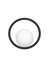 HULA HOOP  Wall lamp Ninja Black