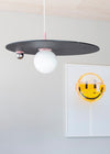 PLUTO BIG pendent in Charcoal Black