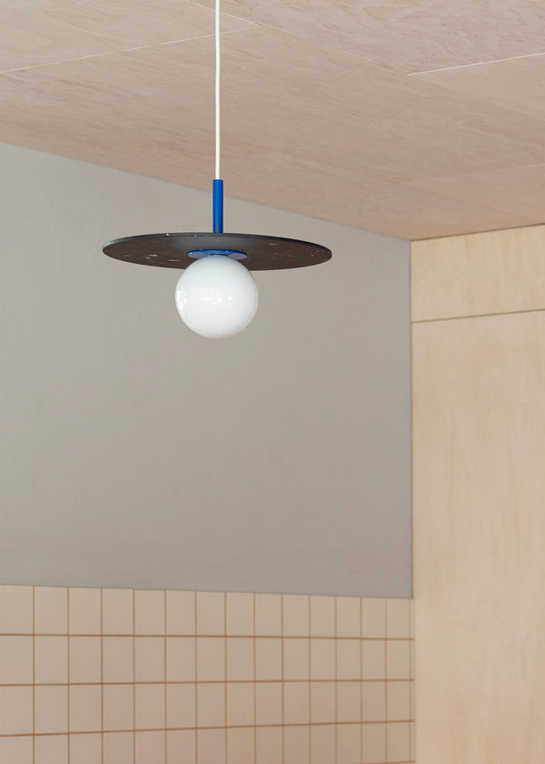 PLUTO LITTLE pendent in Charcoal Black
