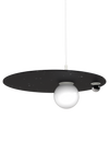 PLUTO BIG pendent in Charcoal Black