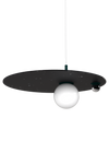 PLUTO BIG pendent in Charcoal Black
