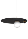 PLUTO BIG pendent in Charcoal Black
