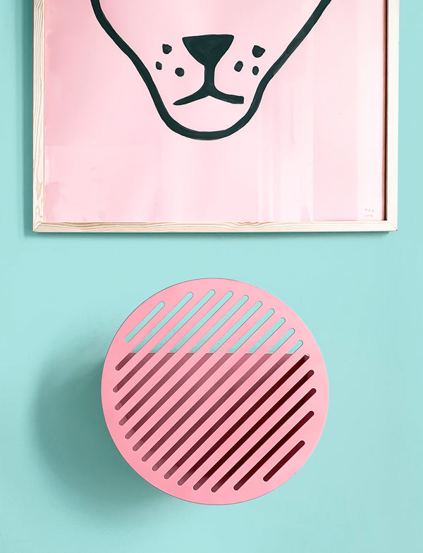 DIAGONAL WALL BASKET PINK