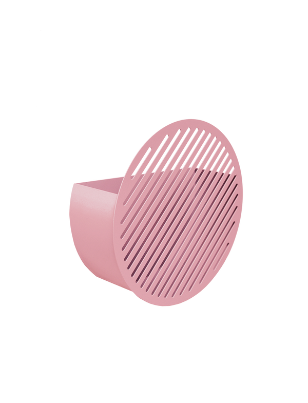 DIAGONAL WALL BASKET PINK