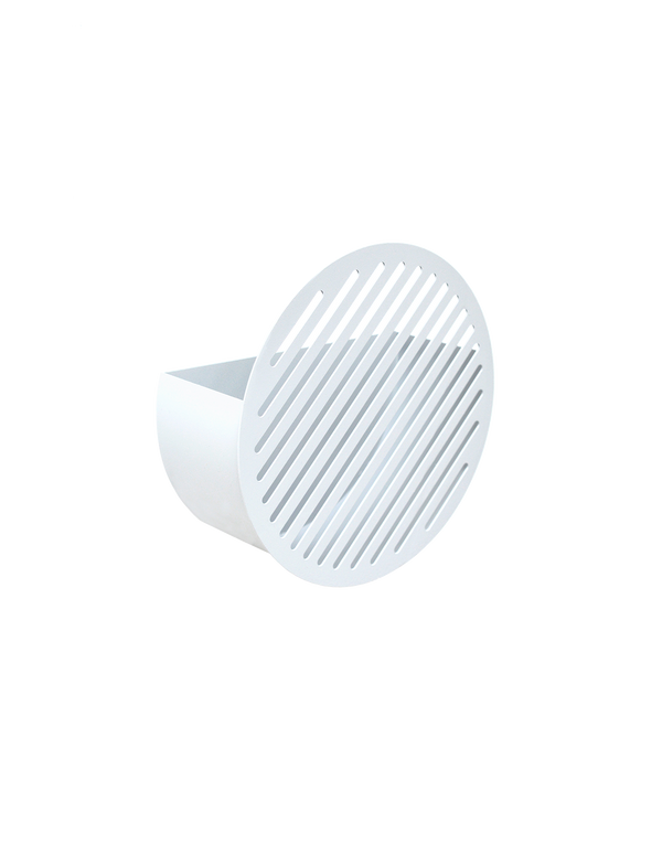 DIAGONAL WALL BASKET WHITE