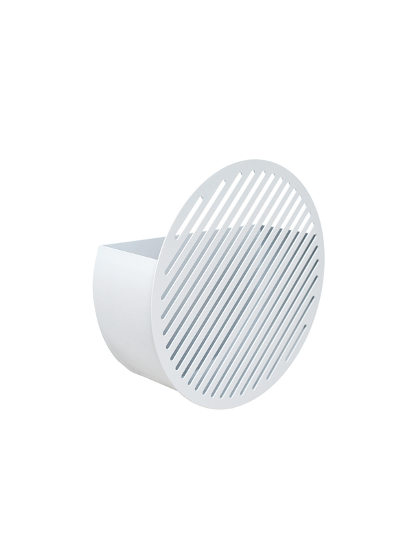 DIAGONAL WALL BASKET WHITE